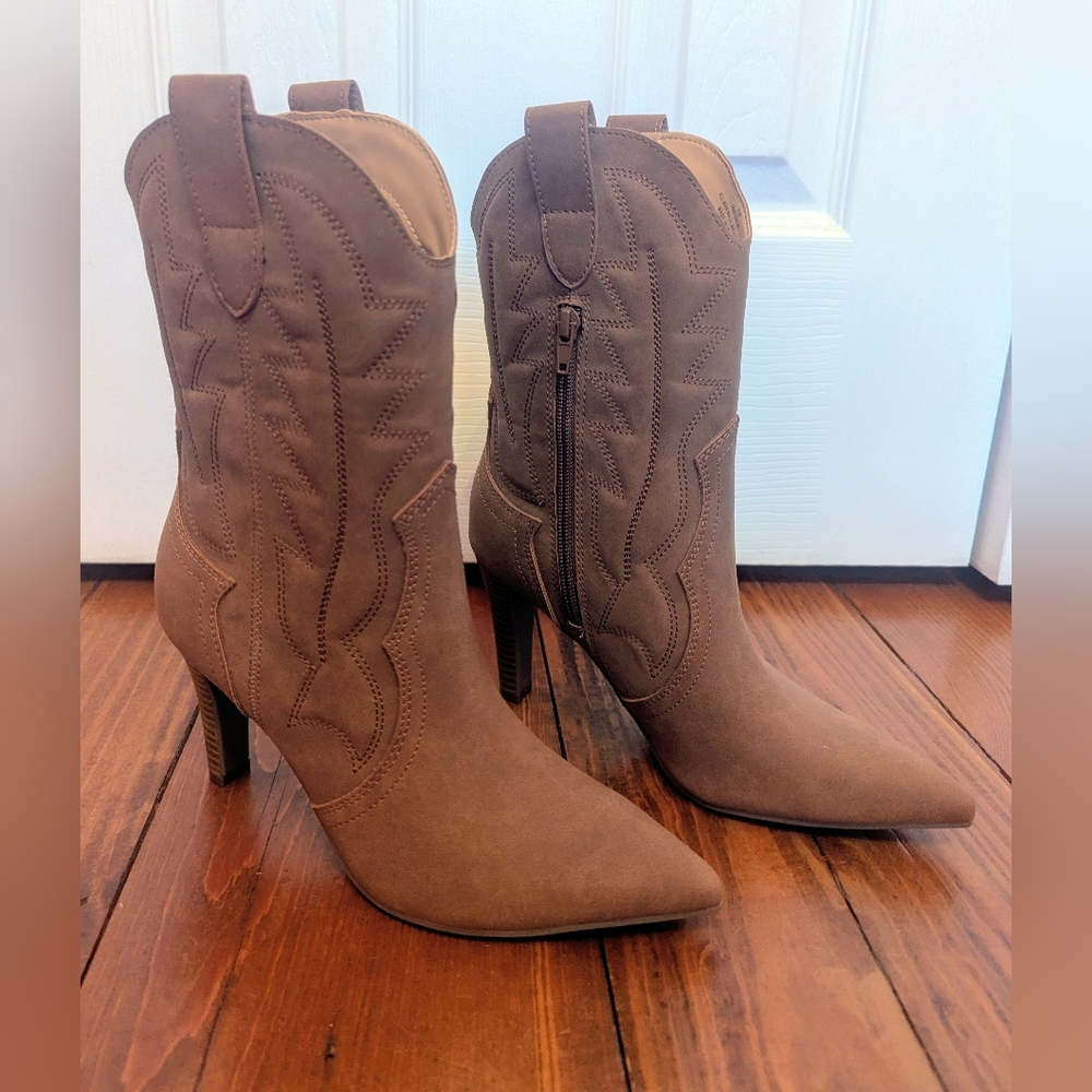 New Brown Cowgirl Boots